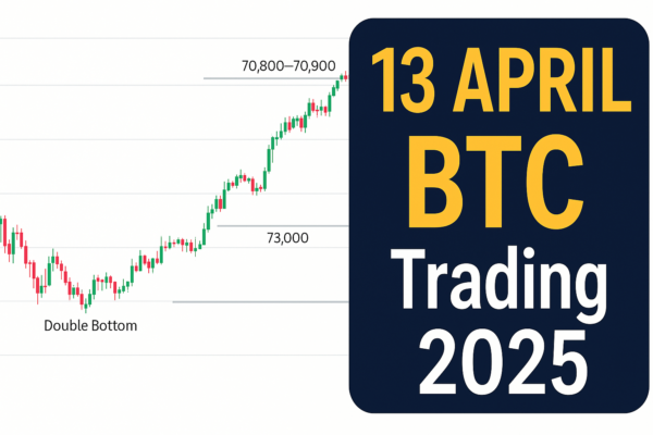 13 APRIL BTC Trading 2025